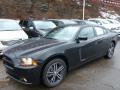 Front 3/4 View of 2014 Dodge Charger SXT Plus AWD #1