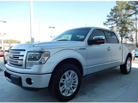 Ingot Silver Metallic Ford F150 Platinum SuperCrew.  Click to enlarge.