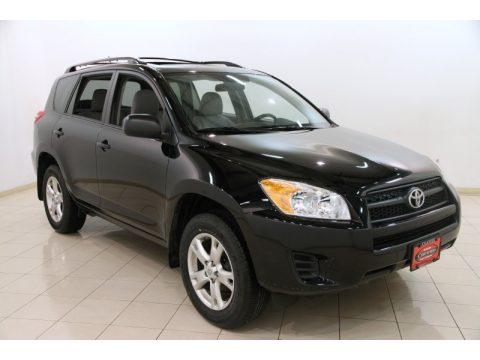 Black Toyota RAV4 I4 4WD.  Click to enlarge.