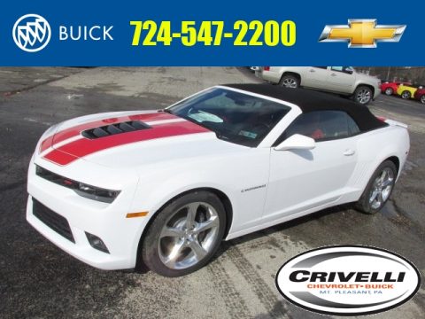 Summit White Chevrolet Camaro SS/RS Convertible.  Click to enlarge.