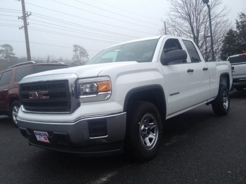 Summit White GMC Sierra 1500 Double Cab.  Click to enlarge.