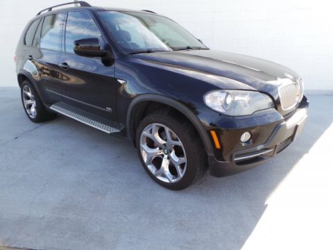 Black Sapphire Metallic BMW X5 4.8i.  Click to enlarge.