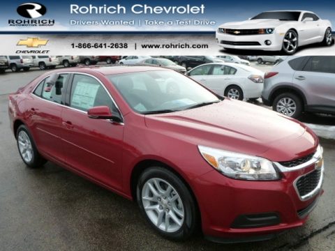 Crystal Red Tintcoat Chevrolet Malibu LT.  Click to enlarge.
