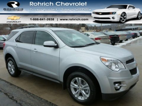 Silver Ice Metallic Chevrolet Equinox LT AWD.  Click to enlarge.