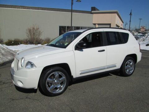 Stone White Jeep Compass Limited.  Click to enlarge.