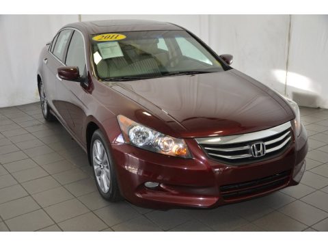 Basque Red Pearl Honda Accord EX-L V6 Sedan.  Click to enlarge.