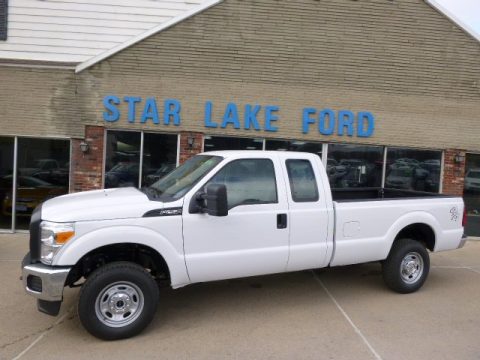 Oxford White Ford F250 Super Duty XL SuperCab 4x4.  Click to enlarge.