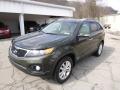 Front 3/4 View of 2011 Kia Sorento LX V6 AWD #4