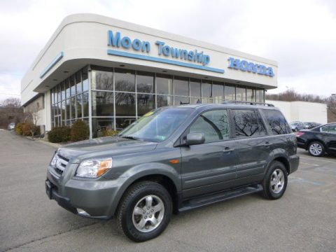 Nimbus Gray Metallic Honda Pilot EX-L 4WD.  Click to enlarge.