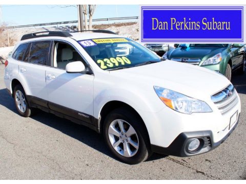 Satin White Pearl Subaru Outback 2.5i Premium. Click to enlarge. Satin White Pearl Subaru Outback 2.5i Premium. Click to enlarge.