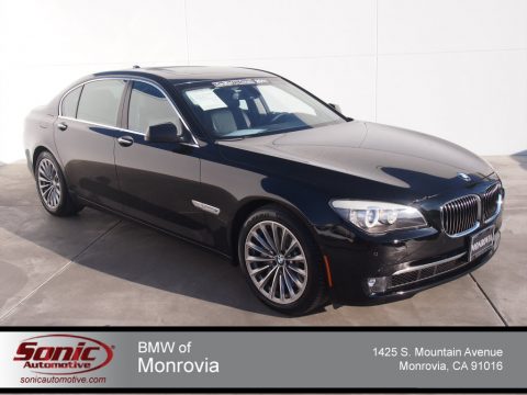 Black Sapphire Metallic BMW 7 Series 750Li Sedan.  Click to enlarge.