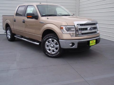Pale Adobe Ford F150 XLT SuperCrew.  Click to enlarge.