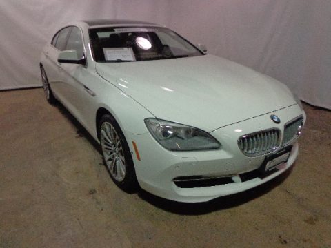 Alpine White BMW 6 Series 650i Gran Coupe.  Click to enlarge.