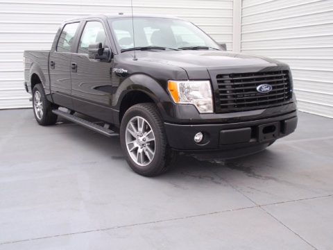 Tuxedo Black Ford F150 STX SuperCrew.  Click to enlarge.