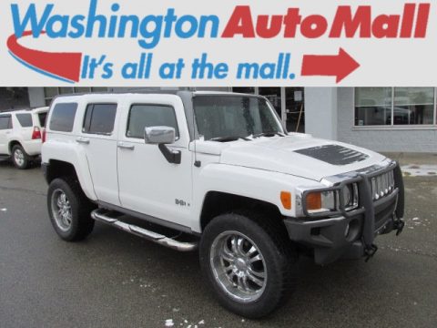 Birch White Hummer H3 .  Click to enlarge.