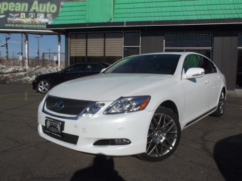 Starfire Pearl White Lexus GS 350 AWD.  Click to enlarge.