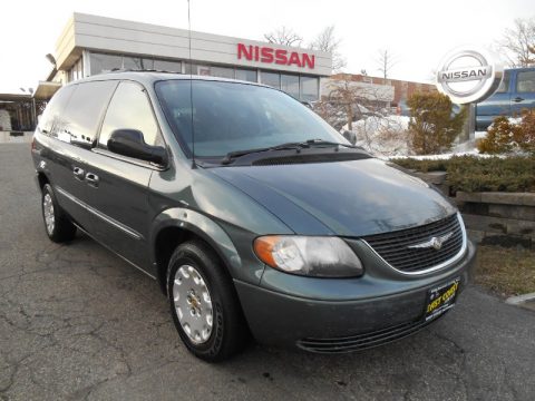 Onyx Green Pearlcoat Chrysler Town & Country LX.  Click to enlarge.