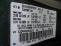Chrysler Color Code PJR Onyx Green Pearlcoat #16