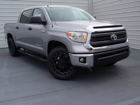 Silver Sky Metallic Toyota Tundra SR5 Crewmax.  Click to enlarge.