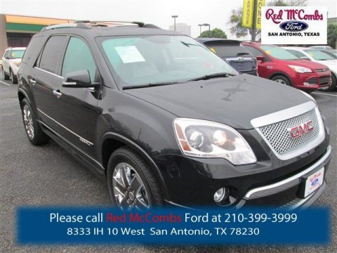 Carbon Black Metallic GMC Acadia Denali AWD.  Click to enlarge.