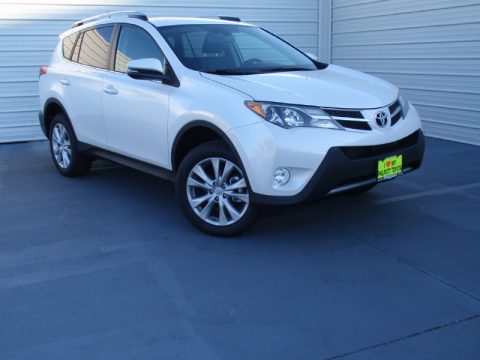 Blizzard White Pearl Toyota RAV4 Limited.  Click to enlarge.