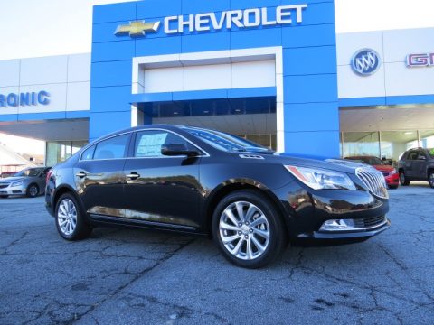 Carbon Black Metallic Buick LaCrosse Leather.  Click to enlarge.