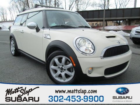 Pepper White Mini Cooper S Clubman.  Click to enlarge.