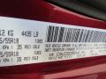 Jeep Color Code PRP Deep Cherry Red Crystal Pearl #10