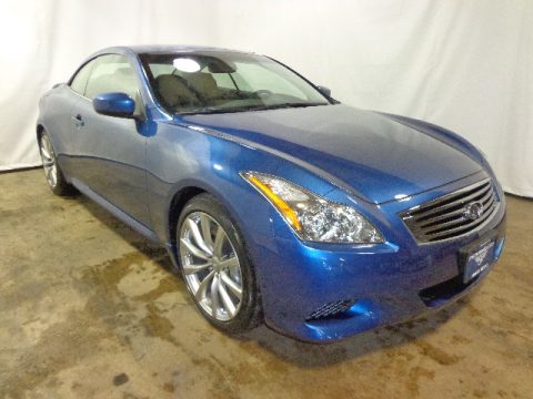 Athens Blue Infiniti G 37 S Sport Convertible.  Click to enlarge.