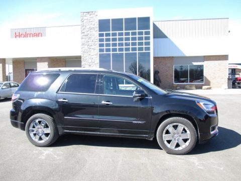 Carbon Black Metallic GMC Acadia Denali. Click to enlarge. Carbon Black Metallic GMC Acadia Denali. Click to enlarge.