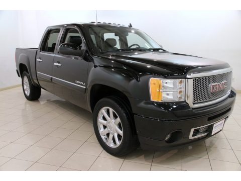 Onyx Black GMC Sierra 1500 Denali Crew Cab 4x4.  Click to enlarge.