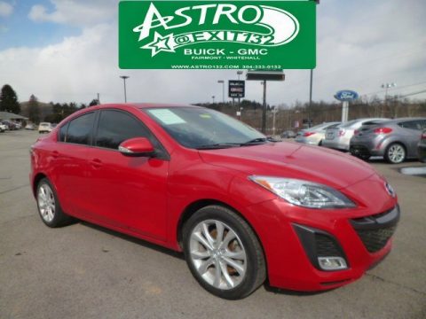 True Red Mazda MAZDA3 s Sport 4 Door.  Click to enlarge.