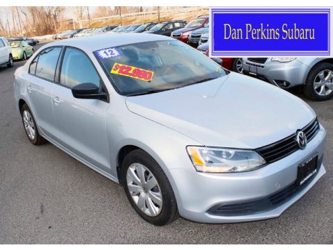 Reflex Silver Metallic Volkswagen Jetta S Sedan.  Click to enlarge.