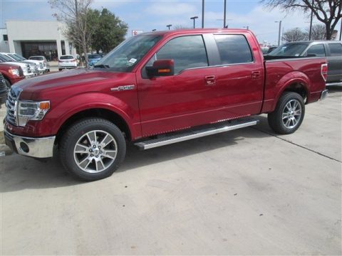 Ruby Red Ford F150 Lariat SuperCrew.  Click to enlarge.