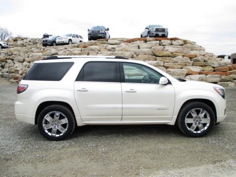 White Diamond Tricoat GMC Acadia Denali AWD.  Click to enlarge.