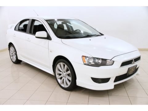 Wicked White Mitsubishi Lancer GTS.  Click to enlarge.
