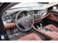  2014 BMW 5 Series Cinnamon Brown Interior #10