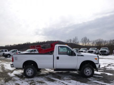 Oxford White Ford F250 Super Duty XL Regular Cab 4x4.  Click to enlarge.