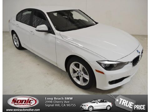 Alpine White BMW 3 Series 328d Sedan.  Click to enlarge.