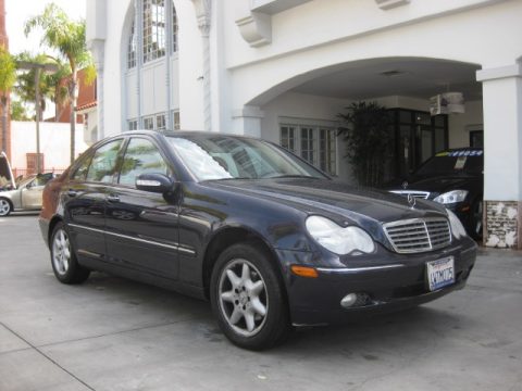Capri Blue Metallic Mercedes-Benz C 240 Sedan.  Click to enlarge.