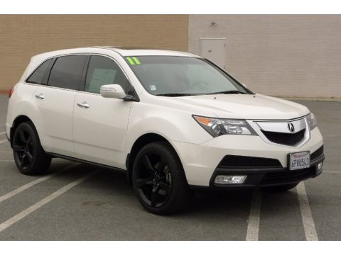 Aspen White Pearl Acura MDX .  Click to enlarge.