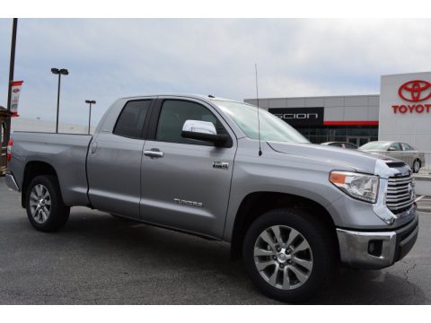 Silver Sky Metallic Toyota Tundra Limited Double Cab.  Click to enlarge.