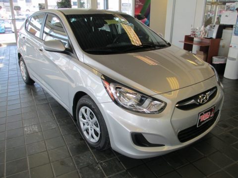 Ironman Silver Hyundai Accent GS 5 Door.  Click to enlarge.