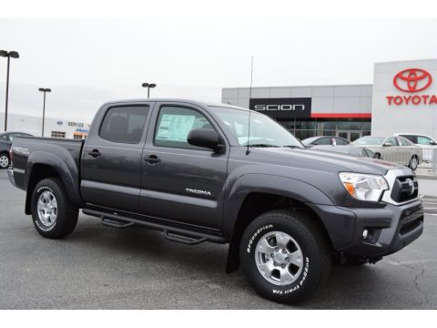 Magnetic Gray Metallic Toyota Tacoma V6 TRD Double Cab 4x4.  Click to enlarge.