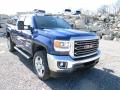 Front 3/4 View of 2015 GMC Sierra 2500HD SLE Double Cab 4x4 #2