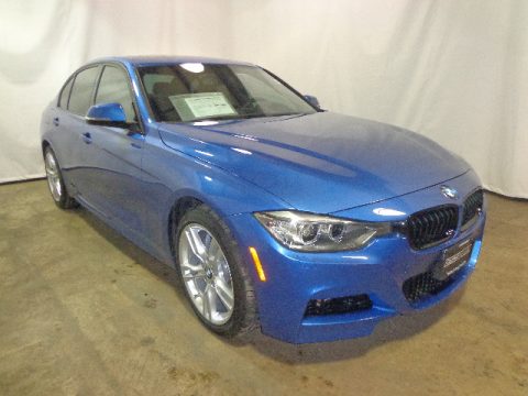 Estoril Blue BMW 3 Series 335i xDrive Sedan.  Click to enlarge.