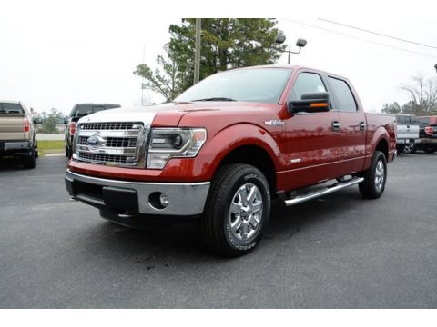 Ruby Red Ford F150 XLT SuperCrew 4x4.  Click to enlarge.