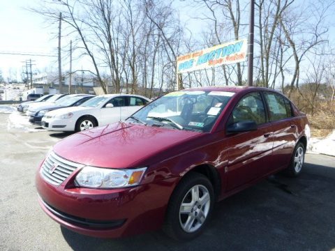 Berry Red Saturn ION 2 Sedan.  Click to enlarge.