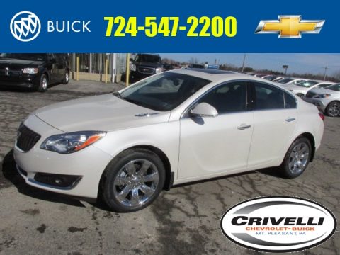 White Diamond Tricoat Buick Regal AWD.  Click to enlarge.