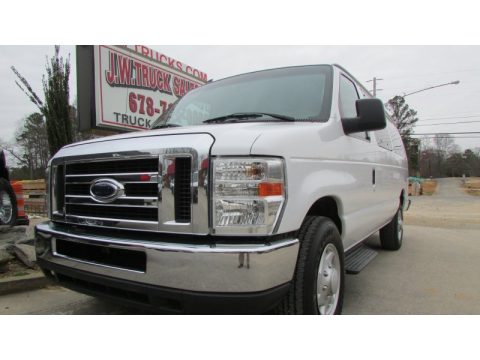 Oxford White Ford E Series Van E350 Super Duty XLT 15 Passenger.  Click to enlarge.